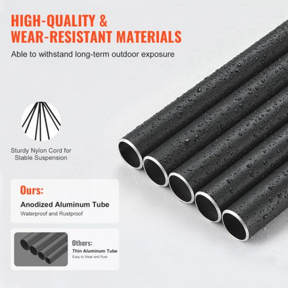 Wind Chimes för utomhus 1220 mm Aluminium Memorial Deep Tone Wind Chimes |  EU