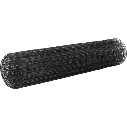 Hardware Cloth, 48 Inch x 50 Inch Galvanized Wire Mesh Roll, 16 Gauge Chicken Wire Fence Roll, Vinyl Coating Metal Wire Mesh for Chicken Coop Barrier, Rabbit Worm Fence, Poultry Enclosures