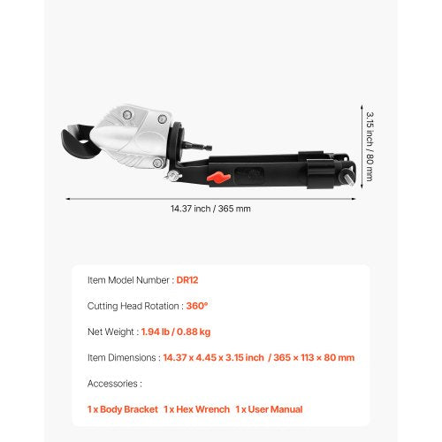 Metallsax/skärborrtillsats, plåtskärare med 360 graders vridbart huvud, vassa blad, perfekt för 1,22 mm galvaniserat stål, 1 mm rostfritt stål, aluminiumplåt, plast, kartong |  EU