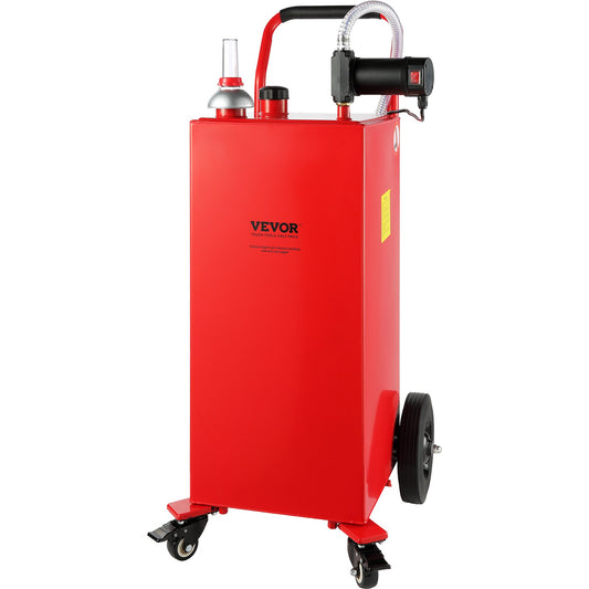 30 Gallon Fuel Caddy Bärbar lagringstank 23,5 L/min med 180W pump
