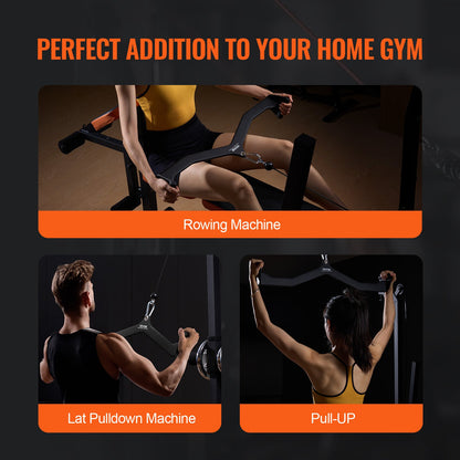 LAT Pulldown Bar Tricep Handtag Attachment V-bar kabelmaskin för hemmagym