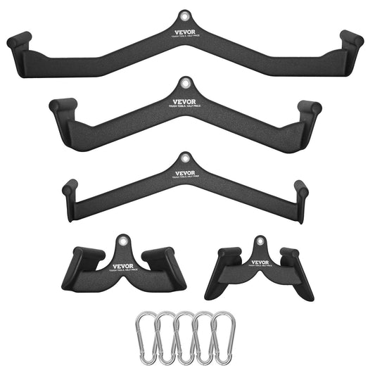 LAT Pulldown Bar Handle Attachment V-bar T-bar Cable Machine for Home Gym