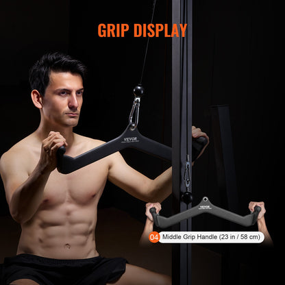 LAT Pulldown Bar Trizeps Griff Befestigung V-bar Kabel Maschine für Home Gym