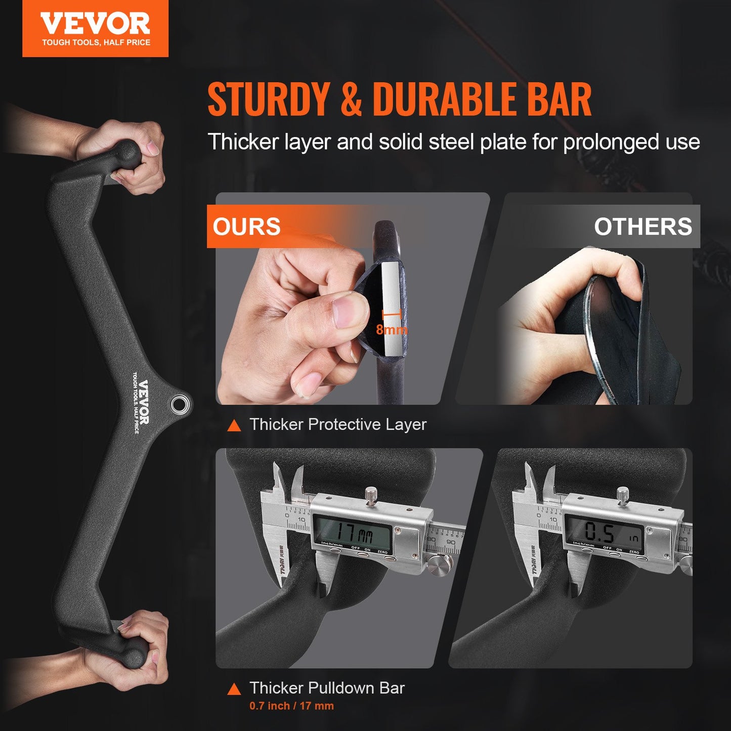 LAT Pulldown Bar Griff Befestigung V-bar T-bar Kabel Maschine für Home Gym