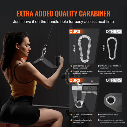 LAT Pulldown Bar Griff Befestigung V-bar T-bar Kabel Maschine für Home Gym