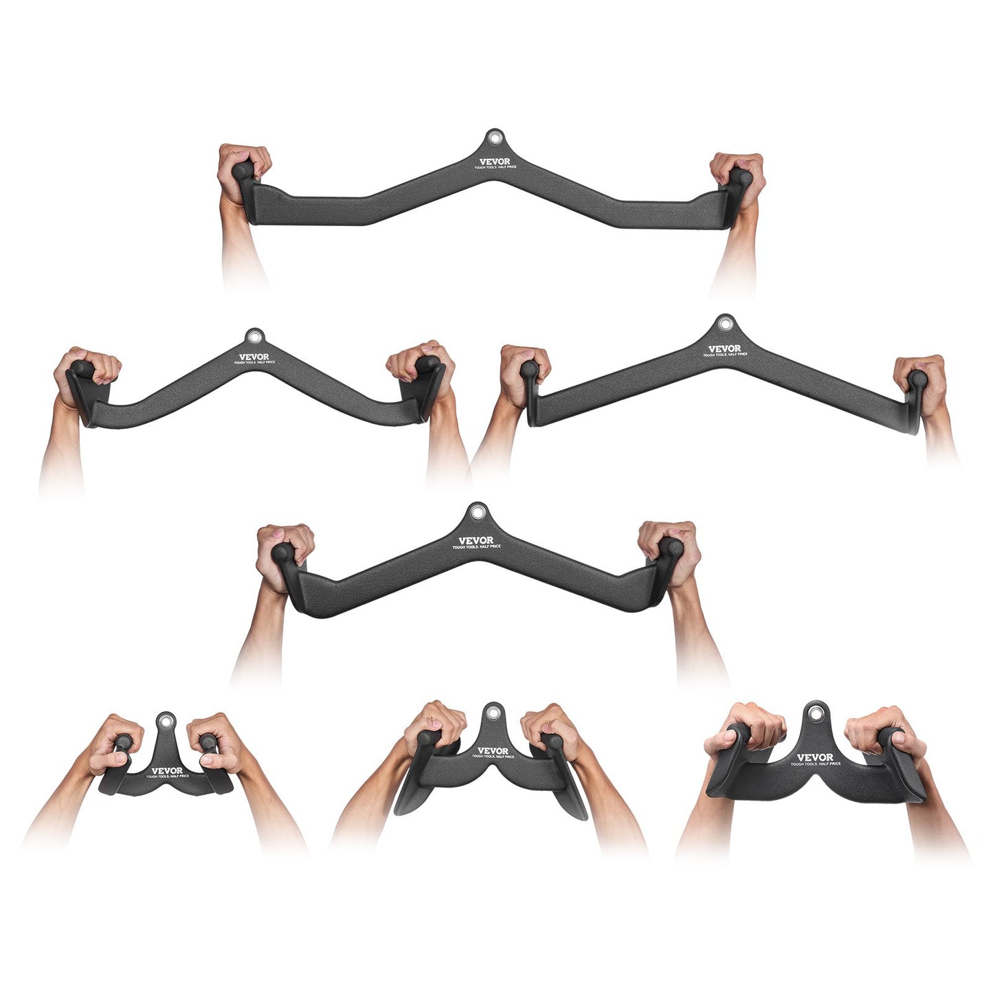 LAT Pulldown Bar Griff Befestigung V-bar T-bar Kabel Maschine für Home Gym