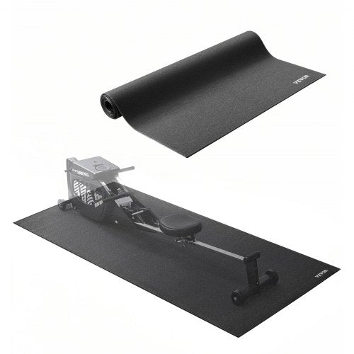 Löpbandsmatta för heltäckningsmatta 6 mm tjock 915x1980 mm träningsmatta för redskap