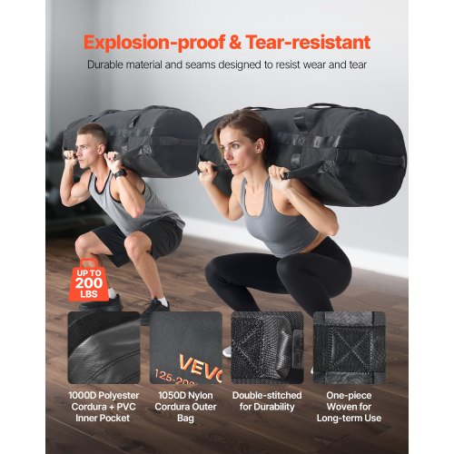Workout Sandbag Robust Fitnessväska för CrossFit och viktträning