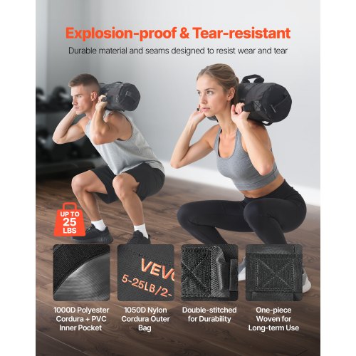 Workout Sandbag Robuste Fitnesstasche für CrossFit und Krafttraining