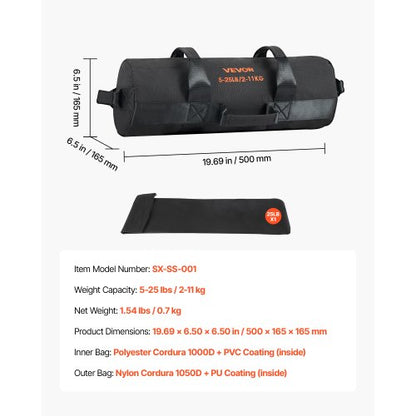 Workout Sandbag Robuste Fitnesstasche für CrossFit und Krafttraining