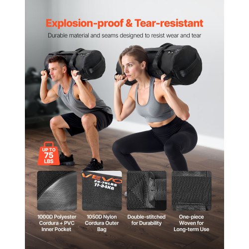 Workout Sandbag Robust Fitnessväska för CrossFit och viktträning
