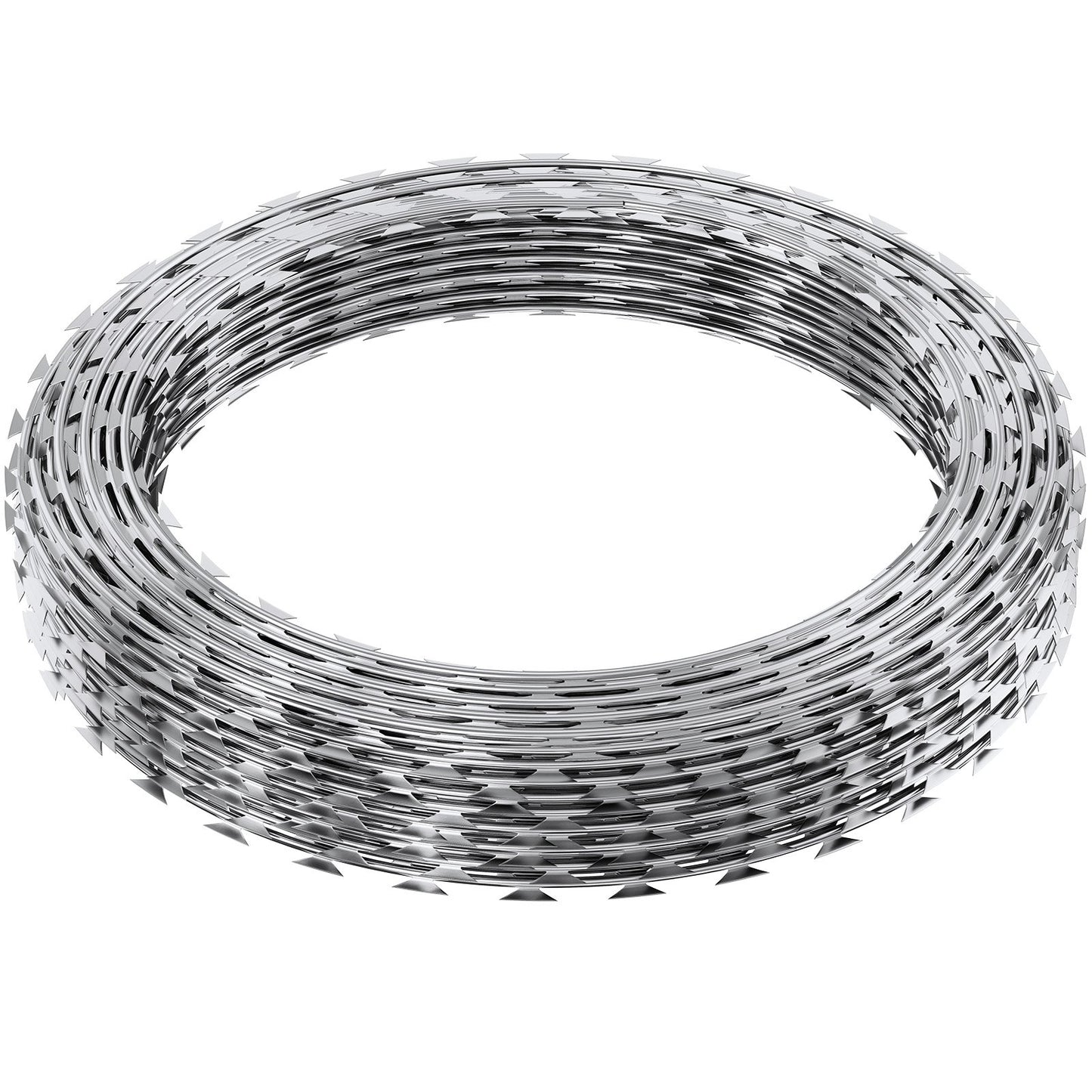 Razor Wires, 147 ft Razor Taggtråd, 3 Rolls Razor Wire Fäktning Razor Razor staket, Razor Ribbon Taggtråd Galvaniserat Razor Wire staket, Rolls Razor for Garden