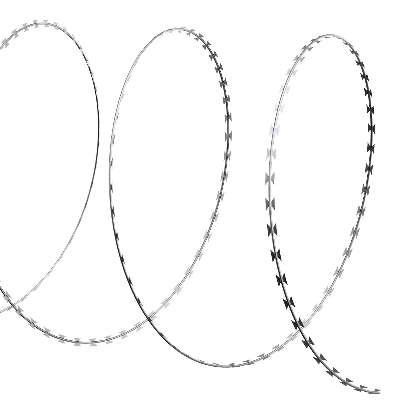 Razor Wires, 147 ft Razor Taggtråd, 3 Rolls Razor Wire Fäktning Razor Razor staket, Razor Ribbon Taggtråd Galvaniserat Razor Wire staket, Rolls Razor for Garden