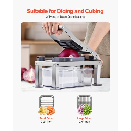 Vegetable Chopper Mandoline Slicer All-in-1 Food Vegetable Cutter 9 Blades