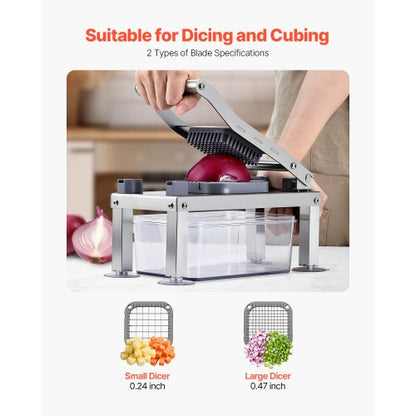 Vegetable Chopper Mandoline Slicer All-in-1 Food Vegetable Cutter 9 Blades