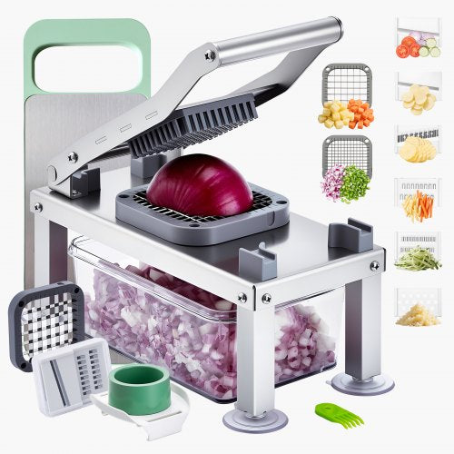 Vegetable Chopper Mandoline Slicer All-in-1 Food Vegetable Cutter 8 Blades
