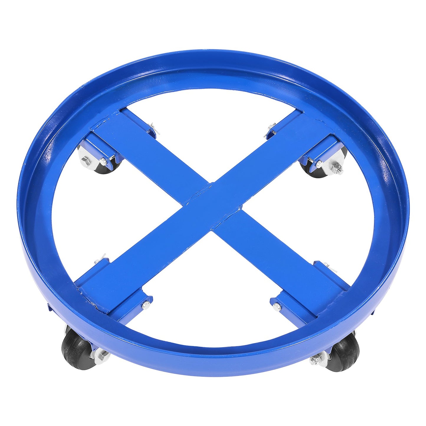 55 Gallon Drum Dolly 2000 lbs Barrel Dolly Cart Drum Caddy 4 Casters