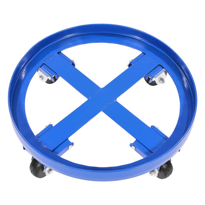 55 Gallon Drum Dolly 2000 lbs Barrel Dolly Cart Drum Caddy 4 Casters