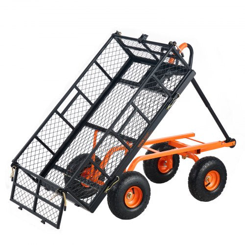garden dump cart Heavy duty metal garden carts and wagons 880 lbs Loading | EU