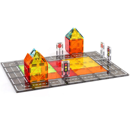 Magnetiska plattor Magnetisk byggleksak 56 ST Magnetblock för barn 3D-set