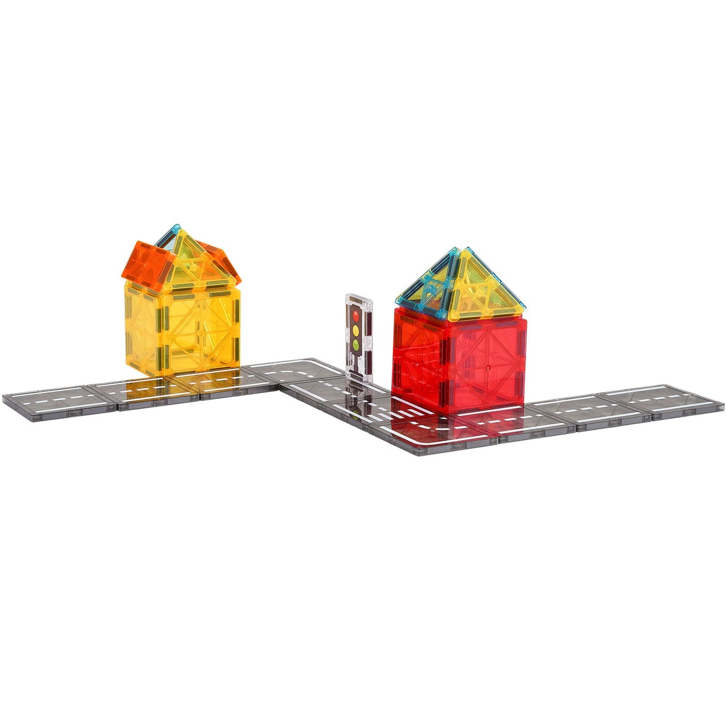 Magnetiska plattor Magnetisk byggleksak 56 ST Magnetblock för barn 3D-set