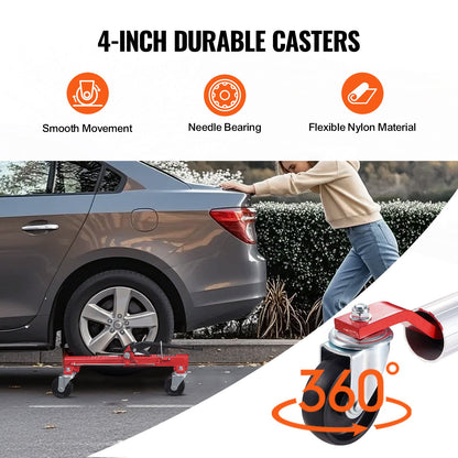 Rad Dolly Heavy Duty Fahrzeug Positionierung Reifen Auto Heber 1500Lbs 2 Pack