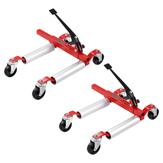 Wheel Dolly Heavy Duty Fordonspositionering Däck Billyftare 1500Lbs 2 Pack