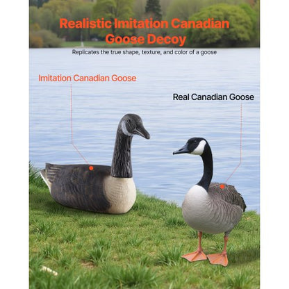 Canada Goose Decoy Utomhusgåsflytare med ultrarealistisk färg 6-pack