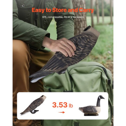 Canada Goose Decoy Utomhusgåsflytare med ultrarealistisk färg 6-pack