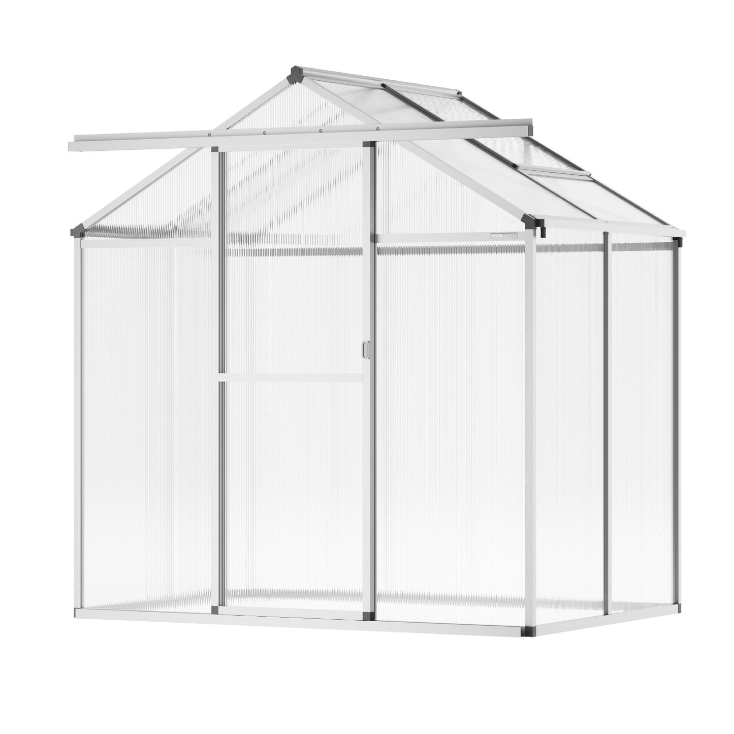 Polycarbonate Greenhouse 6 x 4 Ft Outdoor Walk-in Greenhouse for Garden