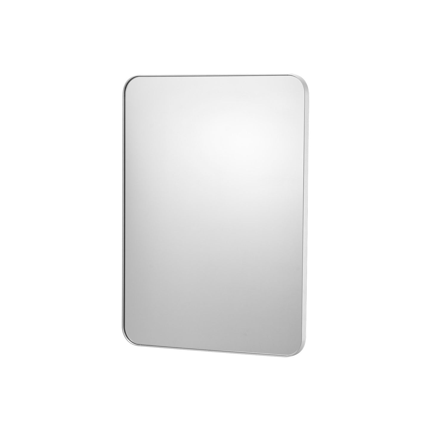 Square Wall Mounted Mirror 22" x 30" Mirror with Aluminum Frame
