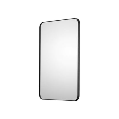 Square Wall Mounted Mirror 22" x 30" Mirror with Aluminum Frame