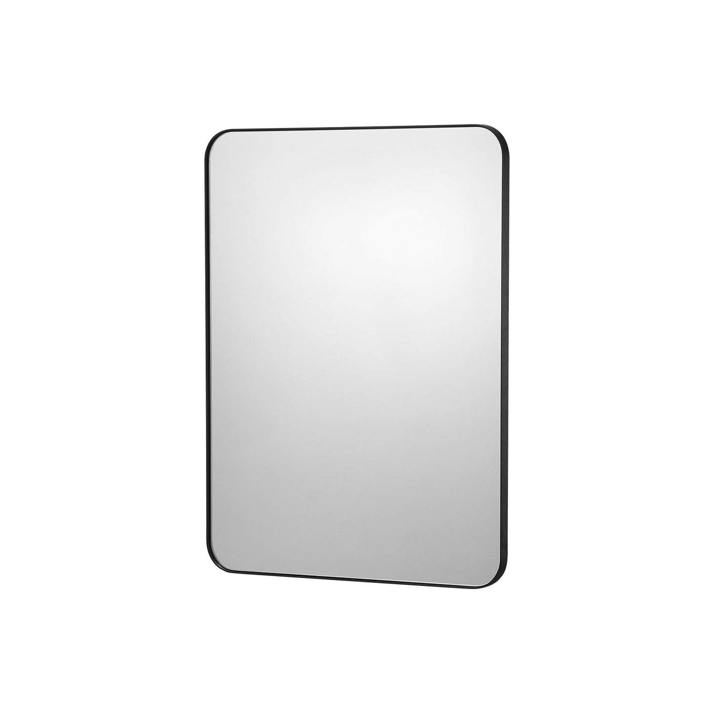 Square Wall Mounted Mirror 22" x 30" Mirror with Aluminum Frame