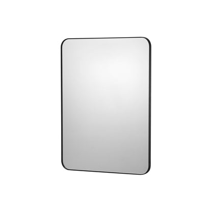 Square Wall Mounted Mirror 22" x 30" Mirror with Aluminum Frame