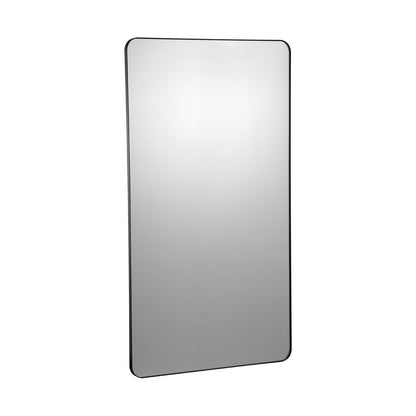 Square Wall Mounted Mirror 30" x 55" Mirror with Aluminum Frame