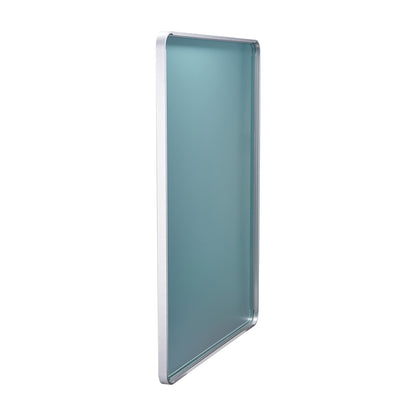 Square Wall Mounted Mirror 36" x 48" Mirror with Aluminum Frame
