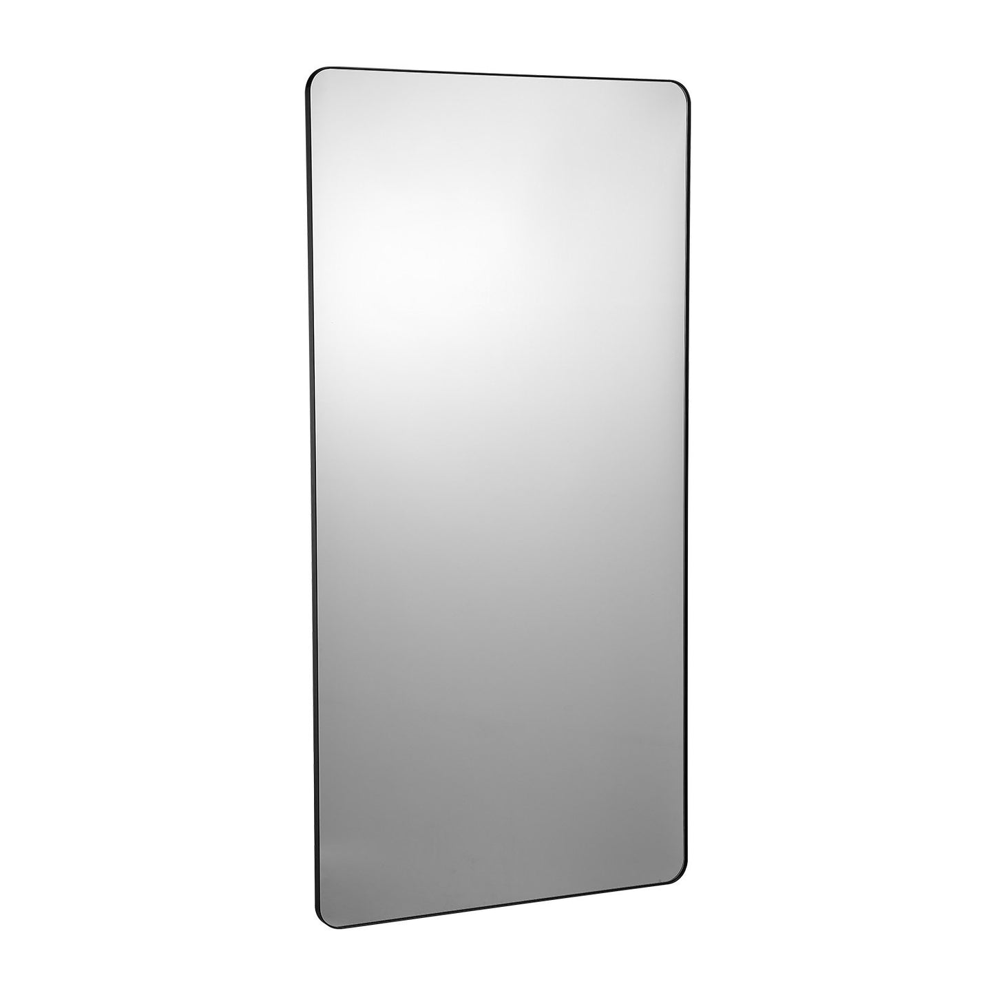 Square Wall Mounted Mirror 36" x 72" Mirror with Aluminum Alloy Frame