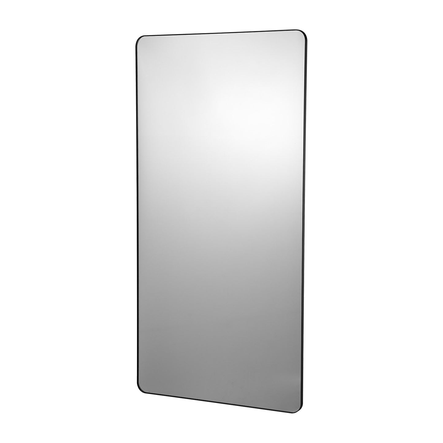 Square Wall Mounted Mirror 36" x 72" Mirror with Aluminum Alloy Frame