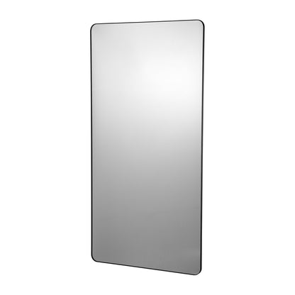 Square Wall Mounted Mirror 36" x 72" Mirror with Aluminum Alloy Frame