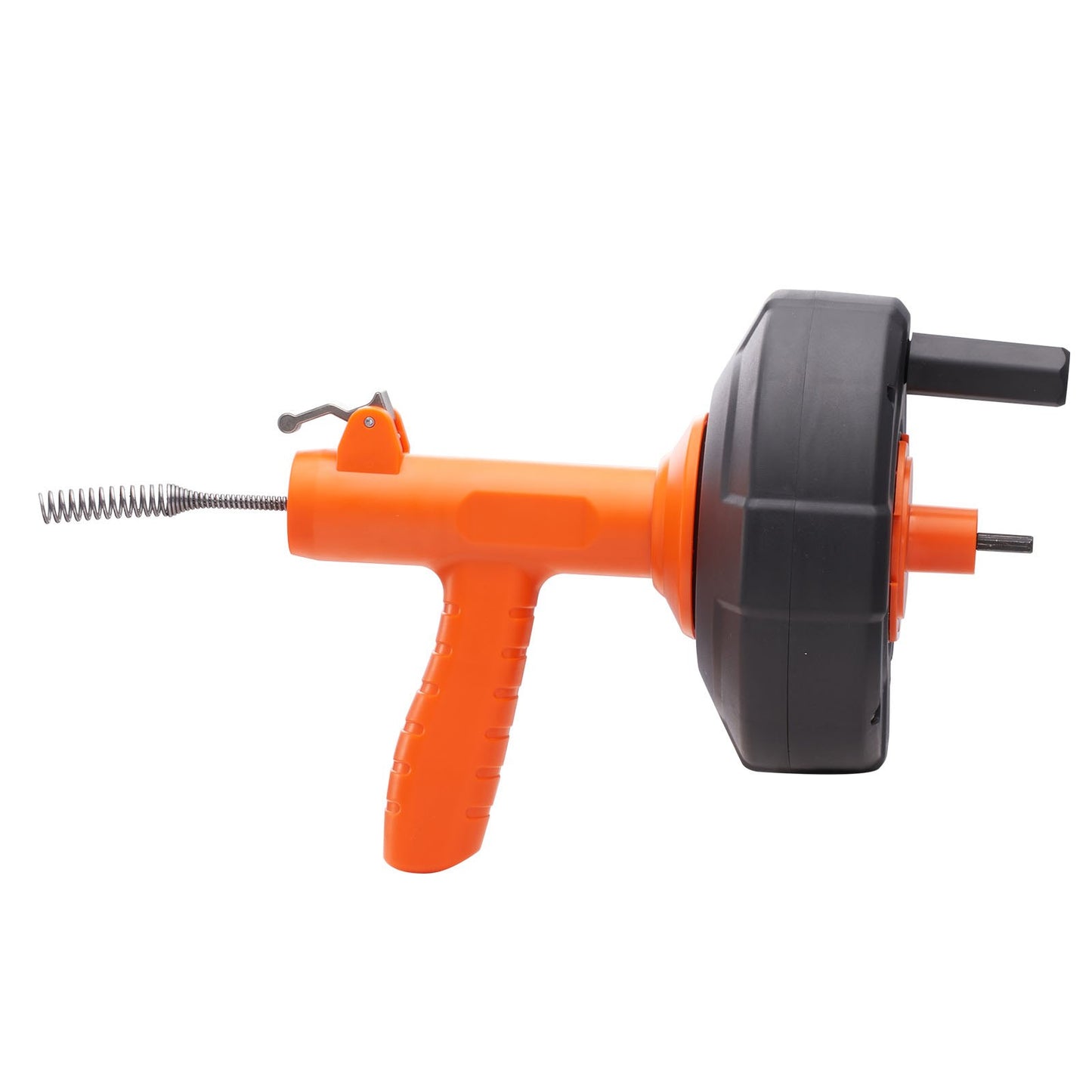 Drain Auger 25 Ft, Plumbing Snake Auto Feed, Plumber Snake with Drill Attachment, Pipe Snake Drain Clog Remover for Kitchen Bathroom Shower Sink with Protective Hose and Gloves