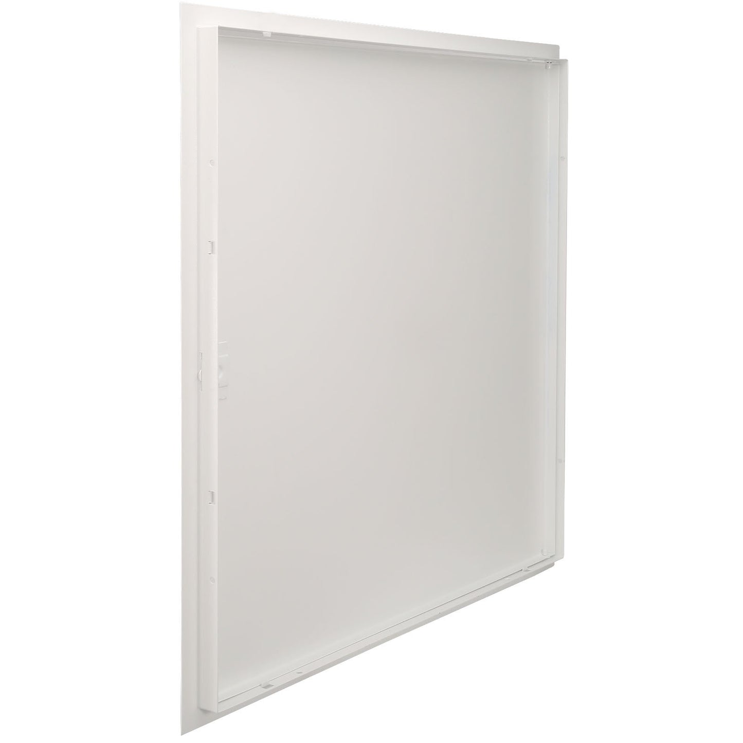 Åtkomstpanel för gips och tak, 24 x 24 tums VVS-åtkomstpaneler, förstärkt åtkomstdörr, kraftigt stålvägghålskåpa, lättinstallerad, avtagbar gångjärnspanel för ledningar och kablar, Silver