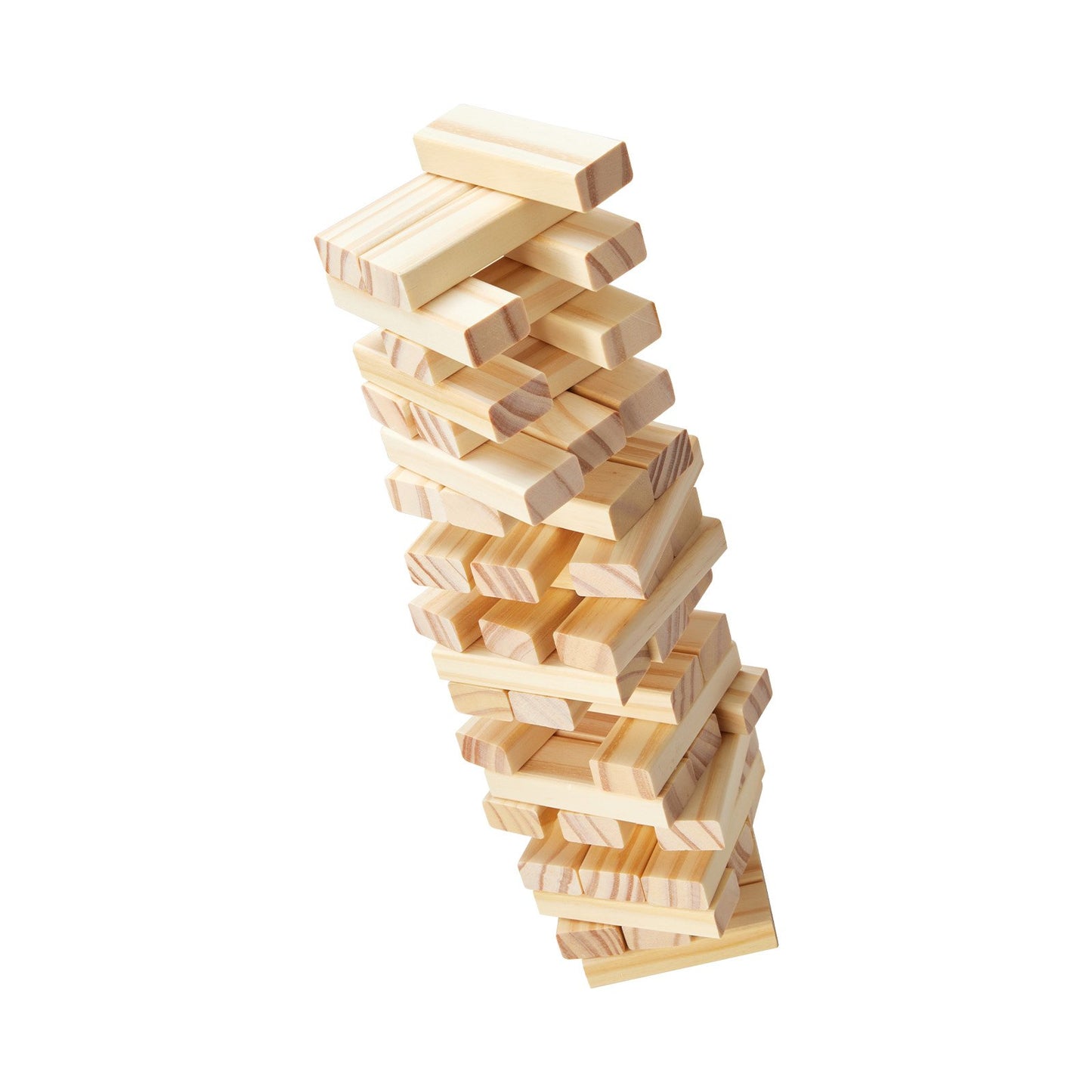 Tumbling Timber Toy 54 Block Tumling Tower Blocks Game Pine Wood Crate
