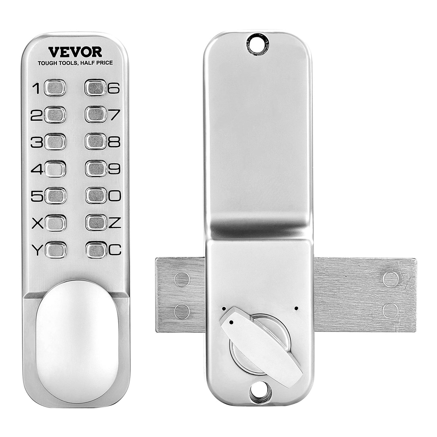 Mechanical keyless door lock 14 Key Mechanical door lock single sided