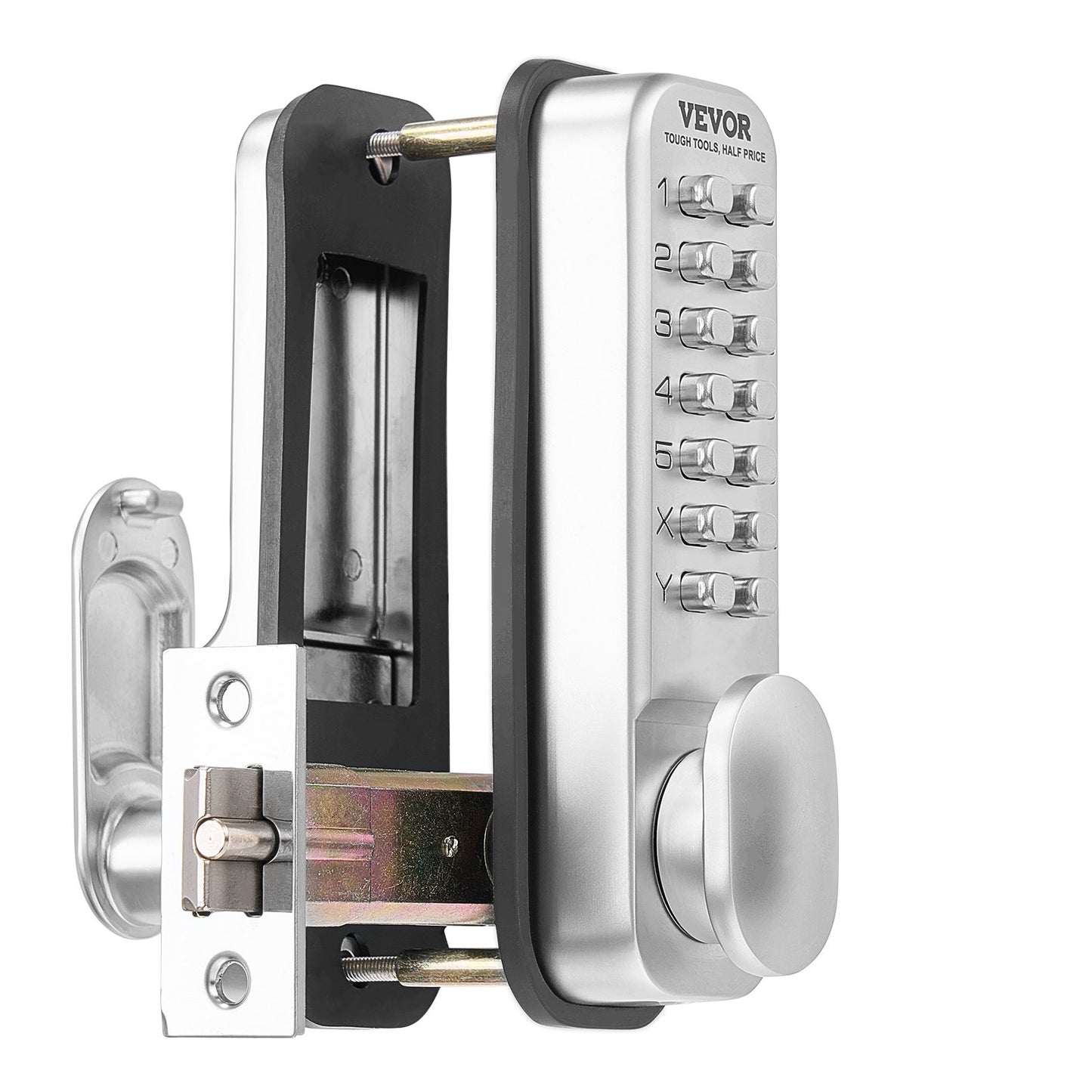 Mechanical Keyless Entry Door Lock 14 Key Mechanical Keypad Door Knob Home