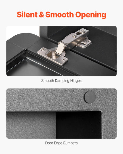 Medicine Cabinet 16.5" x 27.5" Mirror Medicine Cabinet Adjustable Shelves