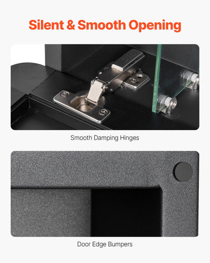 Medicine Cabinet 20" x 30" Mirror Medicine Cabinet Adjustable Shelves