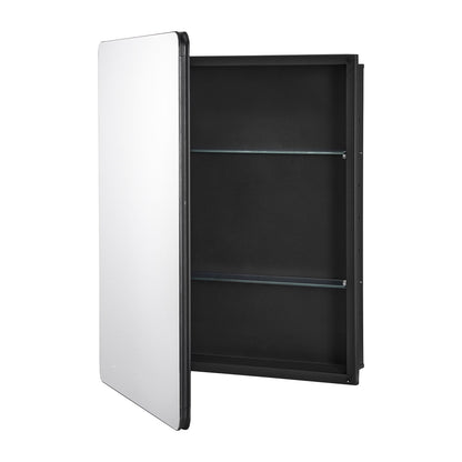 Medicine Cabinet 24" x 30" Mirror Medicine Cabinet Adjustable Shelves
