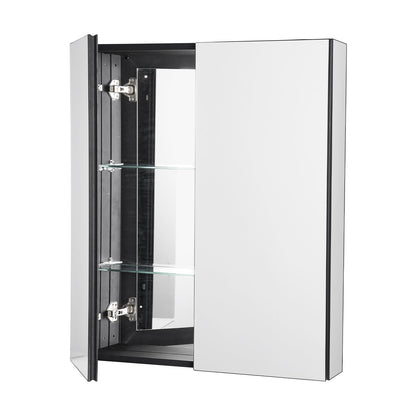 Medicine Cabinet 26" x 30" Mirror Medicine Cabinet Adjustable Shelves