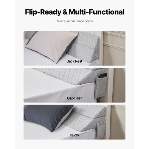 Keilkissen für Kopfteil 190x25x15 cm Füllmaterial für Zwischenräume von 0-18 cm | EU