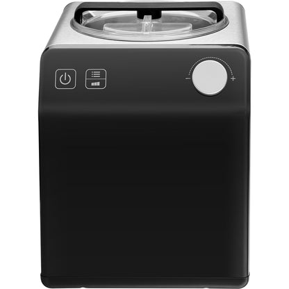 2 Quart Automatisk Glassmaskin Electric Yoghurt Gelato Make Black